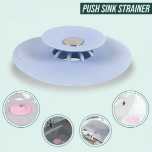 Silicone Hair Sink Flex Strainer Drainer