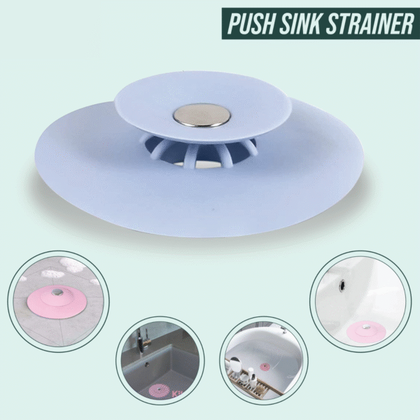 Silicone Hair Sink Flex Strainer Drainer