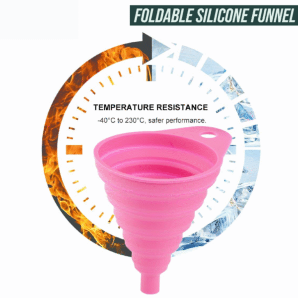 Mini Kitchen Silicone Funnel - Image 3
