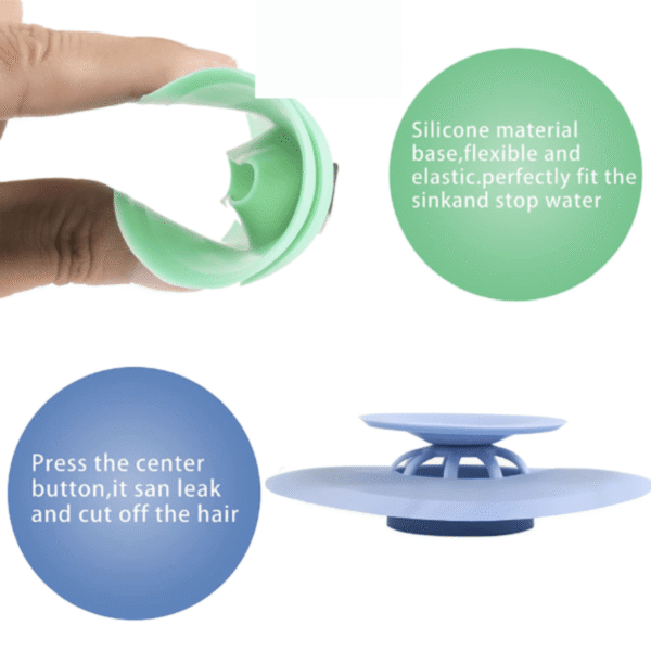 Silicone Hair Sink Flex Strainer Drainer - Image 8
