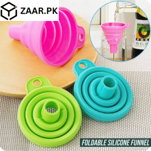 Mini Kitchen Silicone Funnel - Image 2
