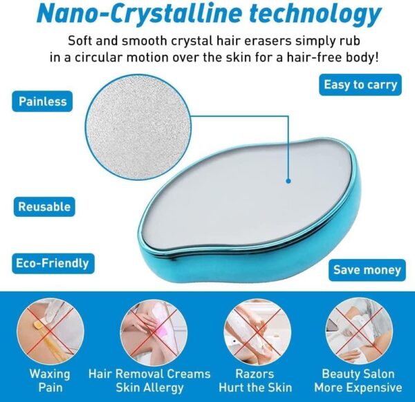 Painless Manual Epilator Crystal Hair Eraser - Image 6