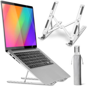 Portable Aluminium Laptop Stand with Anti Slip Rubber Grip