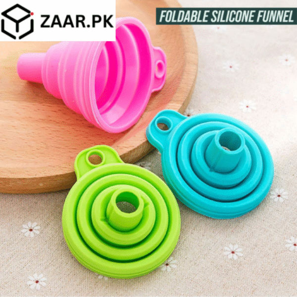 Mini Kitchen Silicone Funnel - Image 4