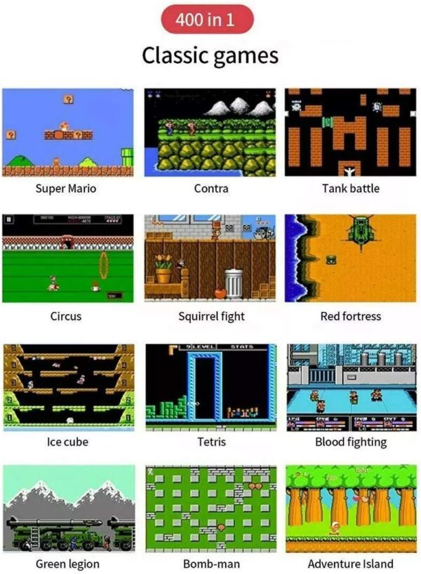 SUP Game Box, 400 in 1 Retro Video Game - Image 10