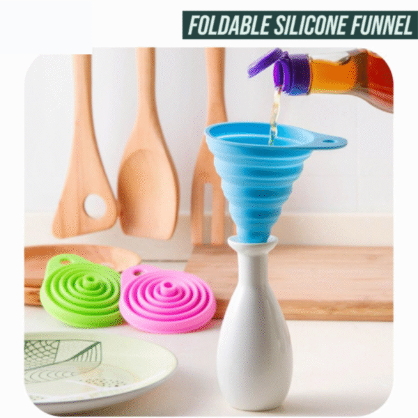 Mini Kitchen Silicone Funnel - Image 5