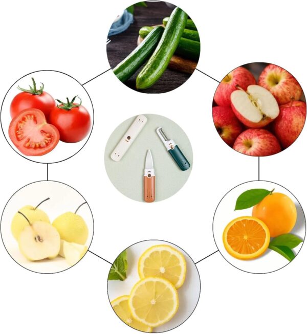 2 in 1 Stainless Steel Fruit Knife and Peeler - Image 4