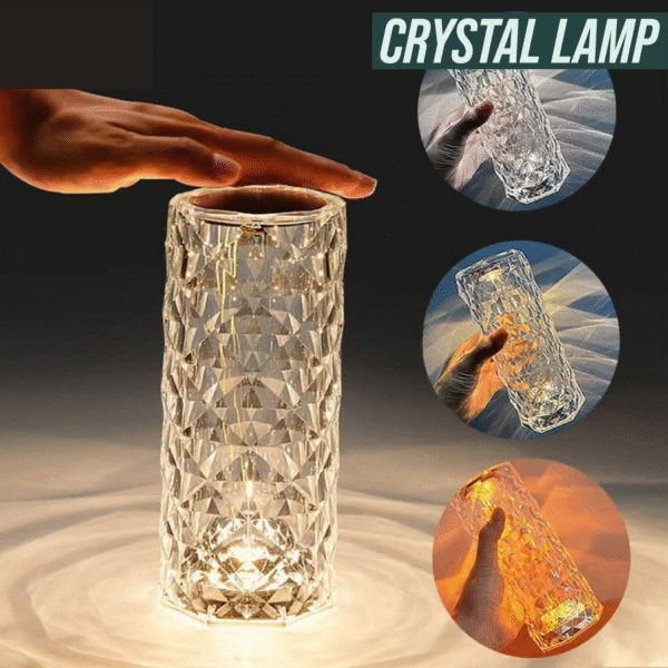 Crystal Diamond Table Lamp - Image 2