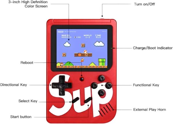 SUP Game Box, 400 in 1 Retro Video Game - Image 8
