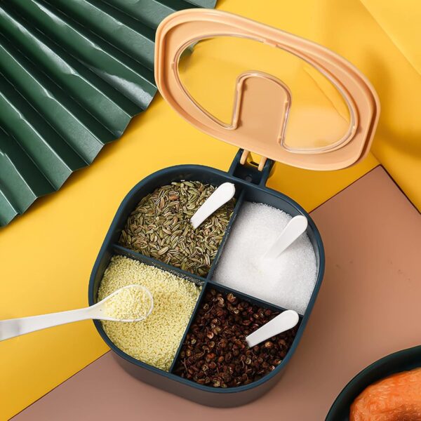 4 in 1 Masala Box, Spice Jar Kit - Image 8