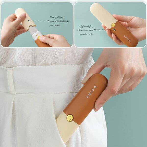 2 in 1 Stainless Steel Fruit Knife and Peeler - Image 2