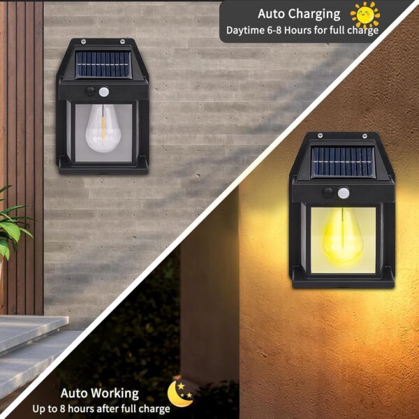 Waterproof Outdoor LED Solar Wall Lamp - Image 5